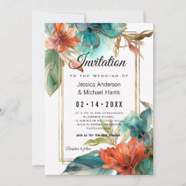 Met tekst aan de achterkant Hibiscus Serenade Para Kaart