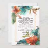 Met tekst aan de achterkant Hibiscus Serenade Para Kaart (Achterkant)