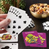 Met tekst Buitenaardse Chaos Pokerkaarten (Insitu)