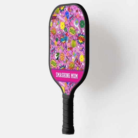 😍 met tekst gemengde pickleball roze pickleball paddle (Links)