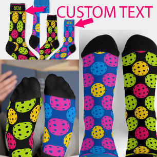 Met tekst Grappig oneven "Dot Dink" Sock Sokken