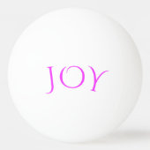 Met tekst Joy Ping Pong Ball -  (Achterkant)