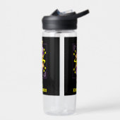 Met tekst 👑 Koning van dinken - pickleball Waterfles (Links)