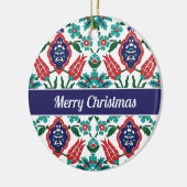 Met tekst 💙 💚 mooie Turkse tegels Keramisch Ornament (Links)