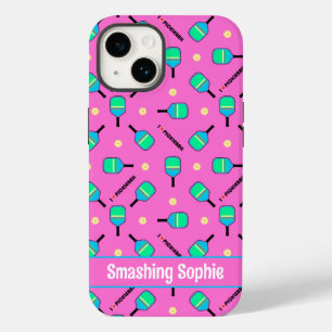 Met tekstpastel hou ik van Pickleball roze iPhone  Case-Mate iPhone 14 Hoesje