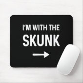 met The Skunk Grappige Halloween Kostuum Muismat (Met muis)