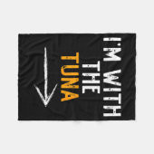 met The Tuna Grappige Halloween Matching Koppel Fleece Deken (Voorkant (Horizontaal))