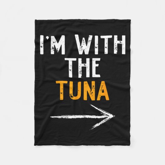 met The Tuna Grappige Halloween Matching Koppel Fleece Deken (Voorkant)