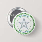 Met tolerantie is er vrede. ronde button 5,7 cm (Voorkant /achterkant)