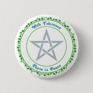 Met tolerantie is er vrede. ronde button 5,7 cm