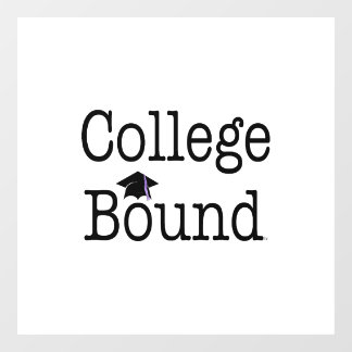 Met TOP College Bond Window Cling Raamsticker