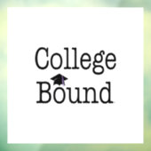 Met TOP College Bond Window Cling Raamsticker (Vel 3)