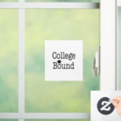 Met TOP College Bond Window Cling Raamsticker (Huis)