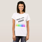 Met trots gemaakt t-shirt (Voorkant volledig)