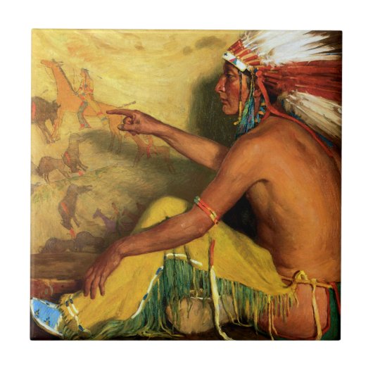 Met trots op zijn record tegeltje (Voorkant)