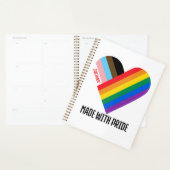Met trots regenbooghart aangepast modern  planner (Display)
