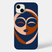 met twee aangezichten Case-Mate iPhone case (Achterkant)