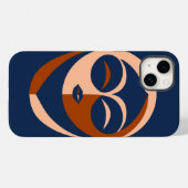 met twee aangezichten Case-Mate iPhone case (Achterkant (horizontaal))