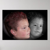 met twee gezichten poster (Voorkant)