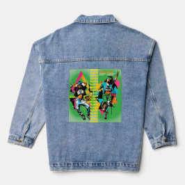 met twee heupdansers denim jacket