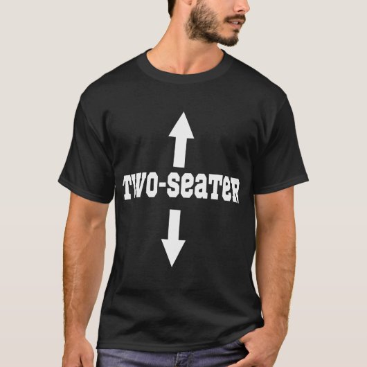 met twee zitplaatsen, t-shirt (Voorkant)