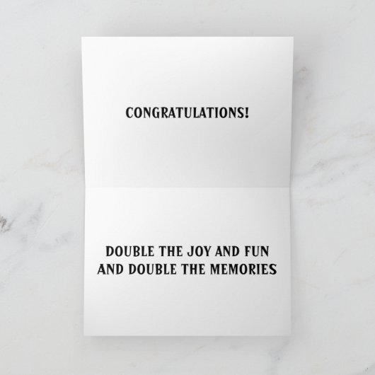 MET TWINTIG DOUBLES DE MEMORIES/JOY KAART (Binnen)