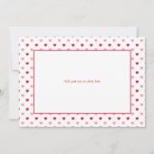 "Met U Forever" Schattigee Gnome Foto Valentijnse Notitiekaartje (Achterkant)