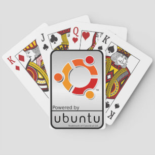 Met Ubuntu-kaarten Pokerkaarten