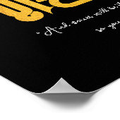 "met uitzondering van whisky" | Arabische woorden  Poster (Hoek)