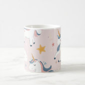 Met unicorn vrienden koffiemok (Center)