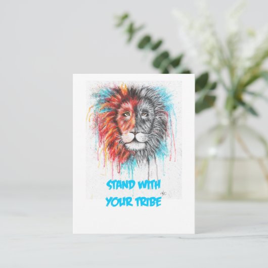 Met uw Briefkaarten voor de proefversie (Staand voorkant)