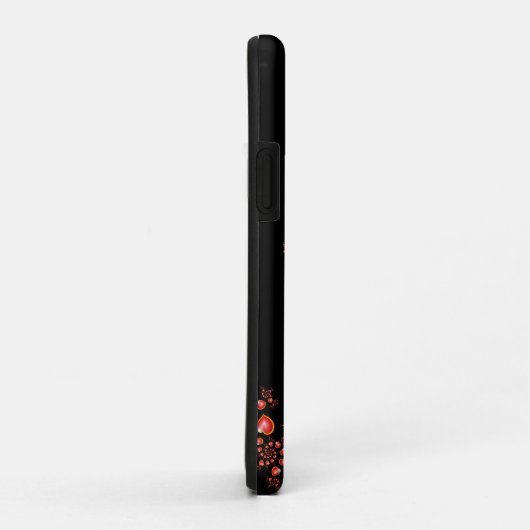 Met veel liefdesrood geel hart fractal art name Case-Mate iPhone case (Achterkant/rechts)