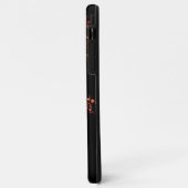 Met veel liefdesrood geel hart fractal art name Case-Mate iPhone case (Achterkant/links)