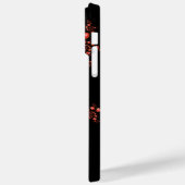 Met veel liefdesrood geel hart fractal art name Case-Mate iPhone case (Achterkant / Links)