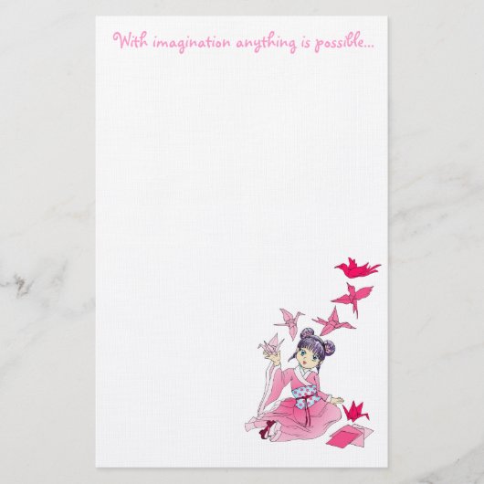 Met verbeelding is alles mogelijk... briefpapier (Voorkant)