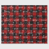 MET VERLICHTE Tekst op geplakt omlooppapier Cadeaupapier (Vlak)