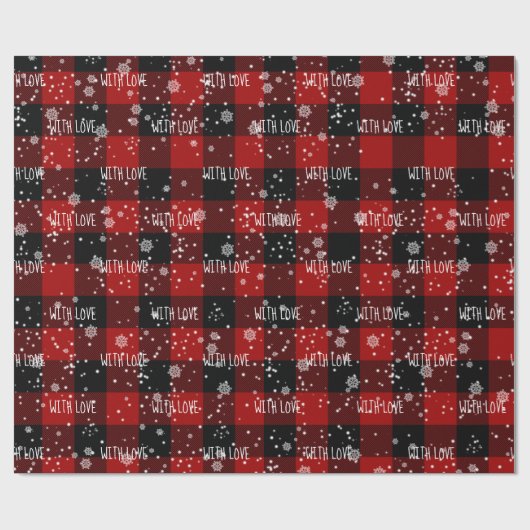 MET VERLICHTE Tekst op geplakt omlooppapier Cadeaupapier (Vlak)