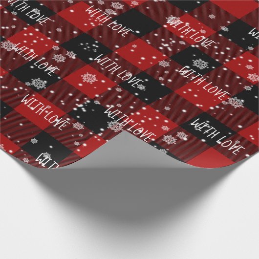 MET VERLICHTE Tekst op geplakt omlooppapier Cadeaupapier (Hoek)