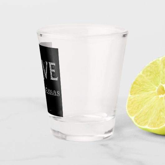 ***MET VERLIES BIJ CHRISTMAS** SHOT GLAS (Rechts)