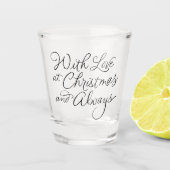 ***MET VERLIES BIJ CHRISTMAS** SHOT GLAS (Voorkant)