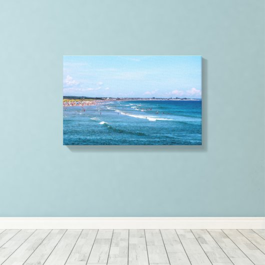 MET VERLIES, OP DE MARGINALE MANIER CANVAS AFDRUK (Insitu (Houten vloer))