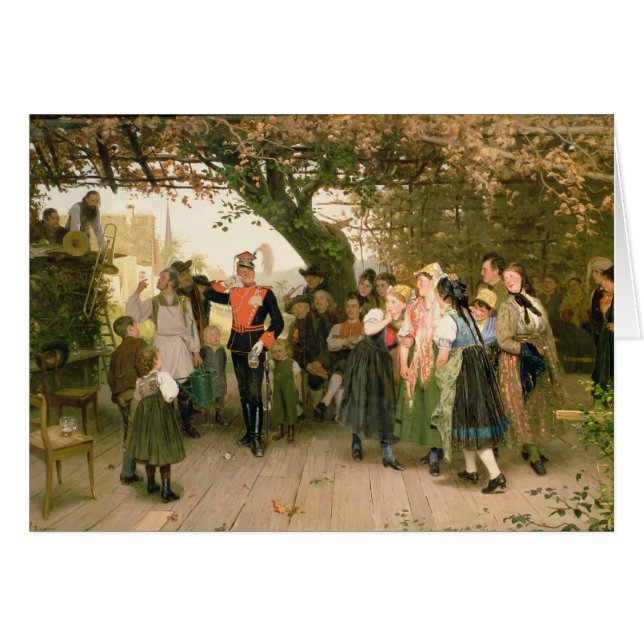 Met verlof, 1883 (Voorkant Horizontaal)