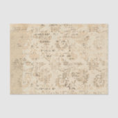  met verstelbare tan en zwart tissuepapier (Voorkant)