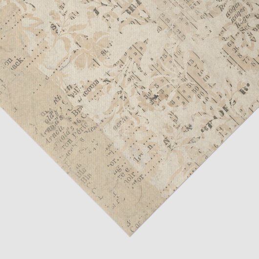 met verstelbare tan en zwart tissuepapier (Detail)