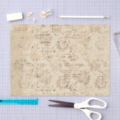  met verstelbare tan en zwart tissuepapier (Craft)