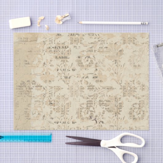  met verstelbare tan en zwart tissuepapier (Craft)