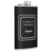 Met Vinyl Ommakte Fles-Bruidsvader Heupfles (Rechts)