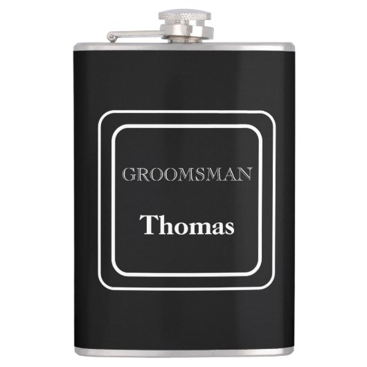 Met Vinyl Omslagen Flask-Schenker Heupfles (Voorkant)