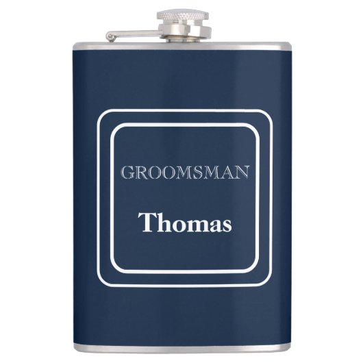 Met Vinyl Omslagen Flask-Schenker Heupfles (Voorkant)
