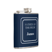 Met Vinyl Omwikkelde Flask-Vader van de Bruid Heupfles (Rechts)